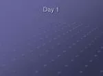 Day 1 - slide 1