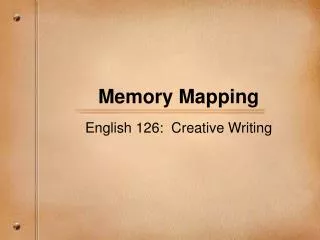 Memory Mapping