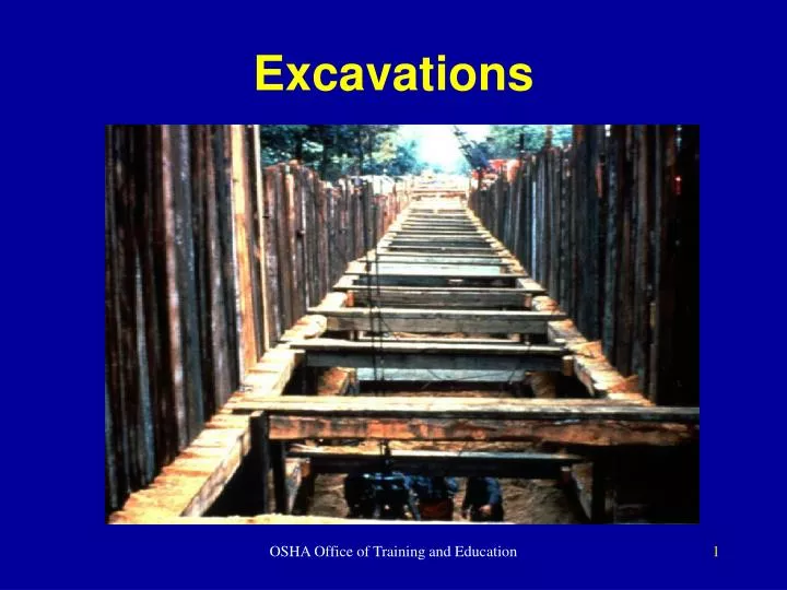 excavations