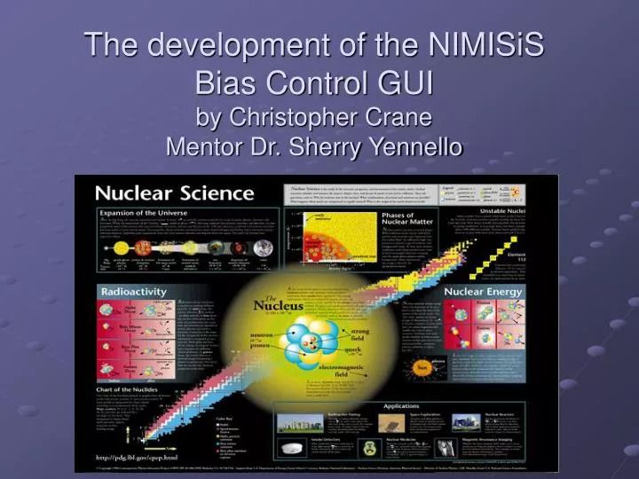 the development of the nimisis bias control gui by christopher crane mentor dr sherry yennello