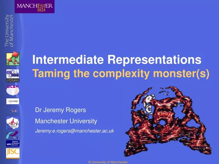 intermediate representations taming the complexity monster s