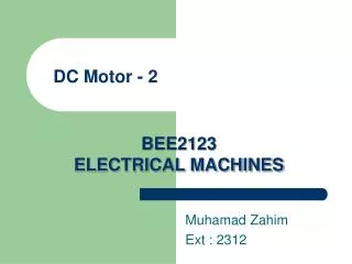 DC Motor - 2