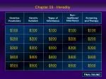 Chapter 29 - Heredity - slide 1