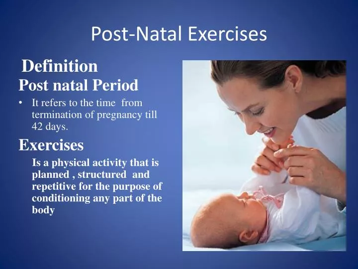 post natal exercises