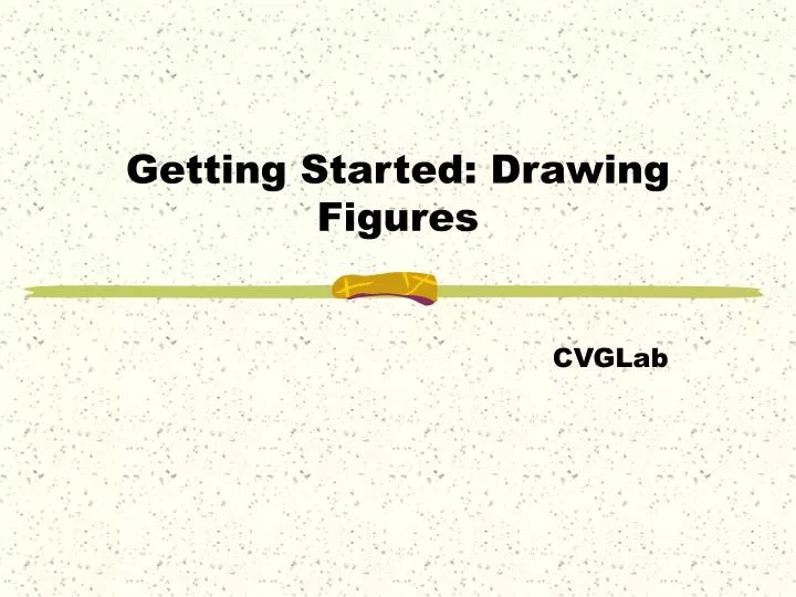 getting started drawing figures