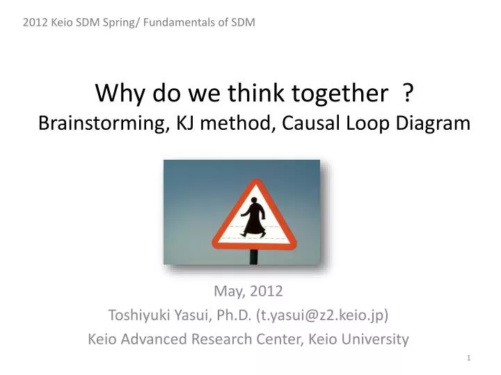 why do we think together brainstorming kj method causal loop diagram