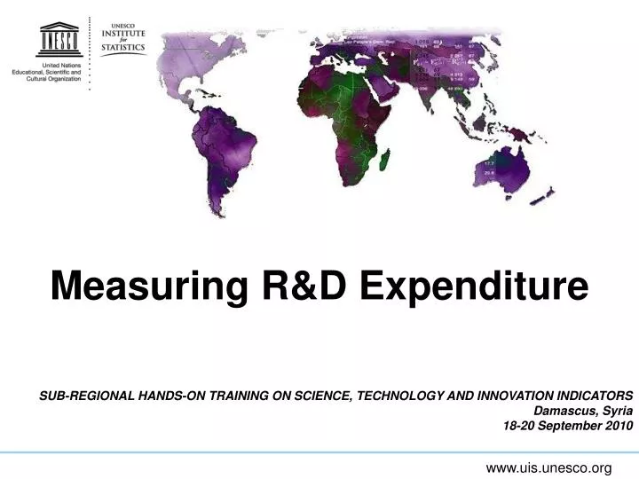 measuring r d expenditure