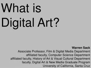 What is Digital Art?