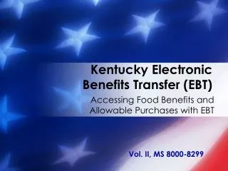Kentucky Electronic Benefits Transfer (EBT)