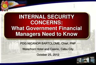 INTERNAL SECURITY CONCERNS: What Government Financial Managers Need to Know