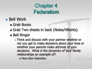 Chapter 4 Federalism