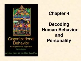 Chapter 4 Decoding Human Behavior and Personality