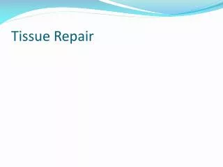 Tissue Repair
