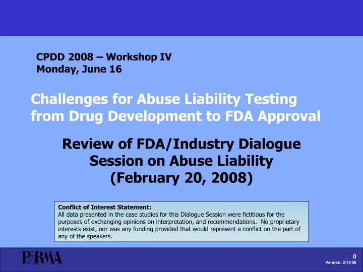 challenges for abuse liability testing from drug development to fda approval