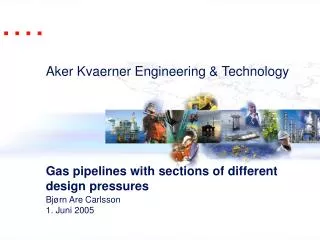 Gas pipelines with sections of different design pressures
