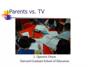 Parents vs. TV