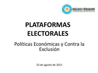 propuestas partidos políticos argentina octubre 2011