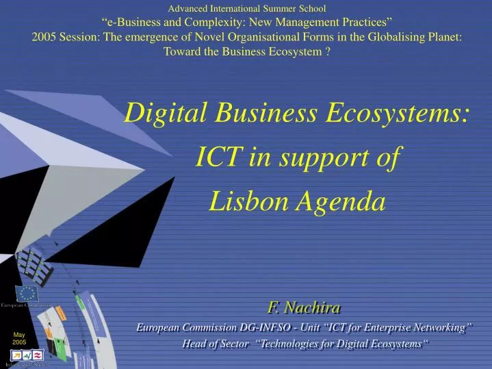 digital business ecosystems ict in support of lisbon agenda