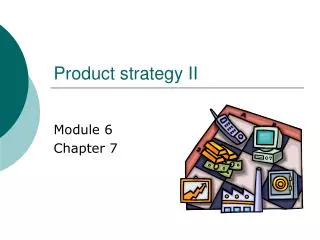 Product strategy II