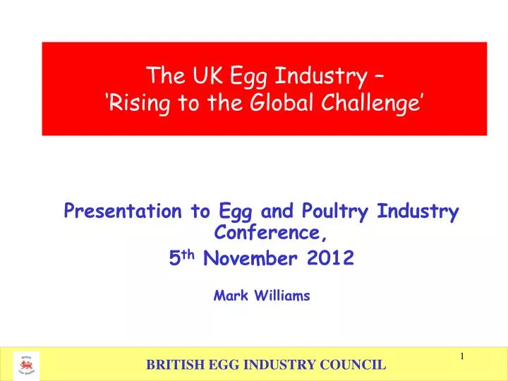the uk egg industry rising to the global challenge