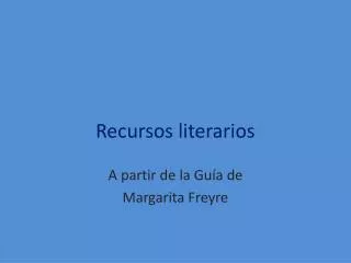 recursos literarios