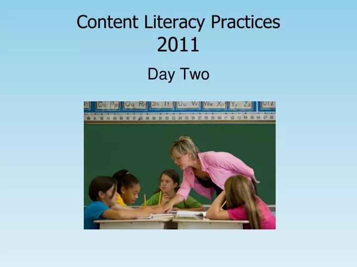content literacy practices 2011