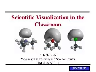 Scientific Visualization in the Classroom