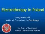 Electrotherapy in Poland - slide 1
