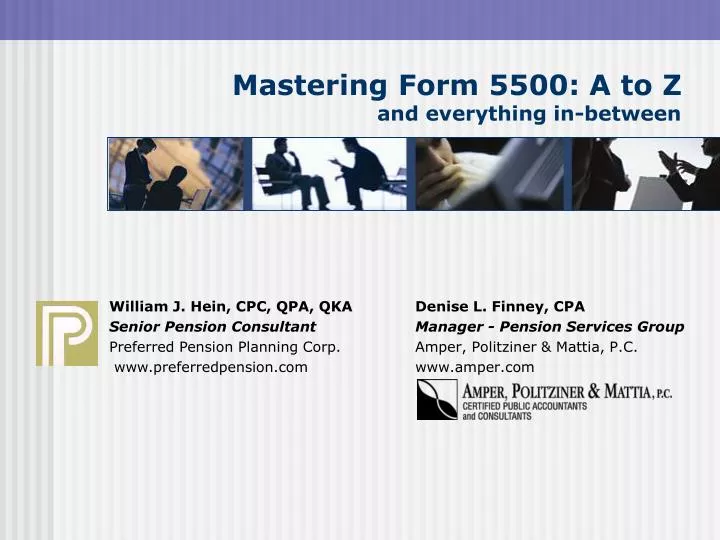 mastering form 5500 a to z and everything in between