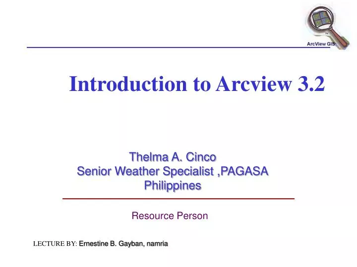 thelma a cinco senior weather specialist pagasa philippines