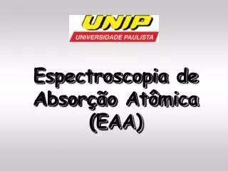 espectroscopia de absor o at mica eaa