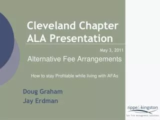 Cleveland Chapter ALA Presentation