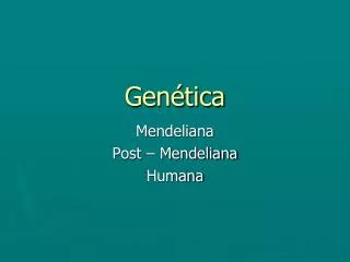 gen tica