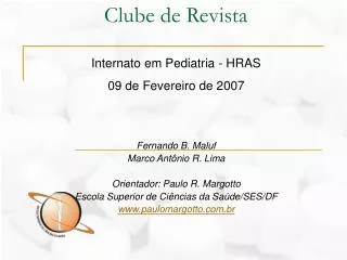 clube de revista