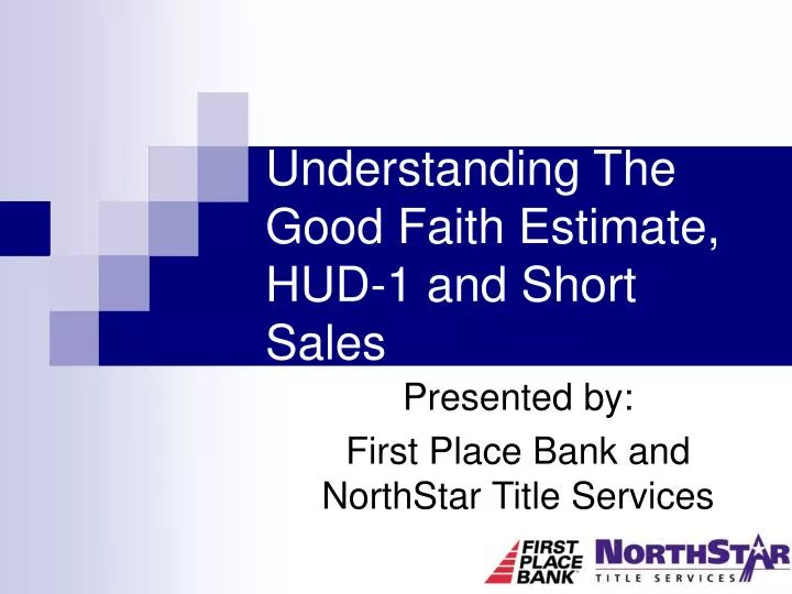 understanding the good faith estimate hud 1 and short sales