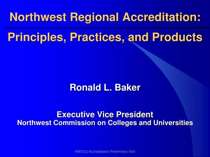 northwest regional accreditation