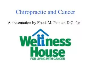 Chiropractic and Cancer