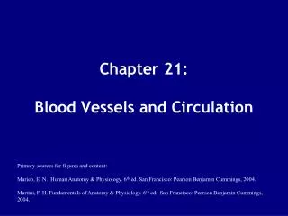 Chapter 21: Blood Vessels and Circulation