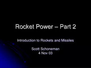 Rocket Power – Part 2