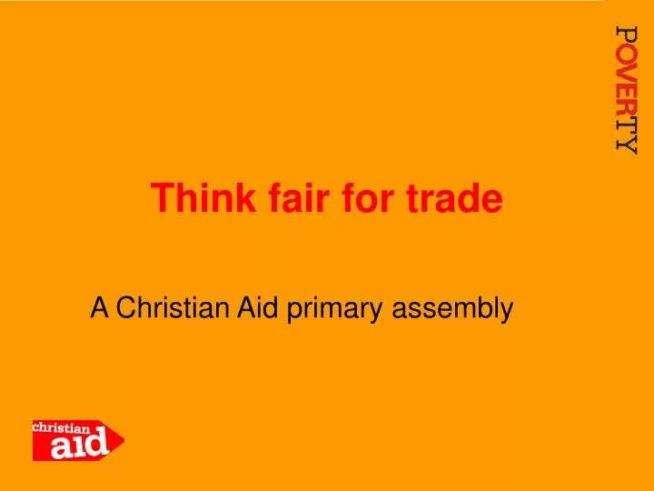 think fair for trade
