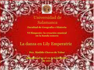 la danza en lily emperatr z