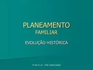 planeamento familiar