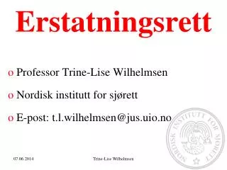 erstatningsrett