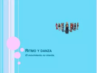 ritmo y danza