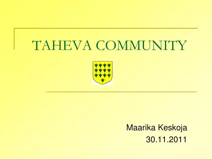taheva community