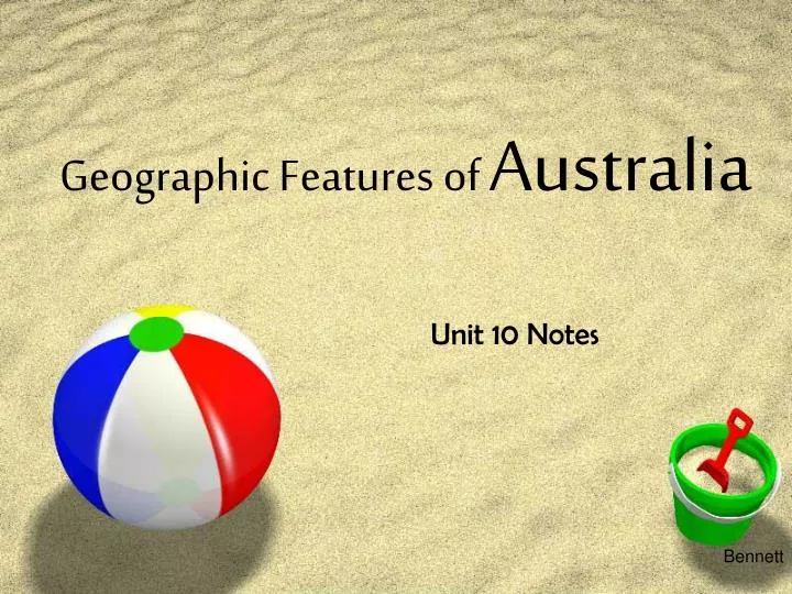 geographic features of australia