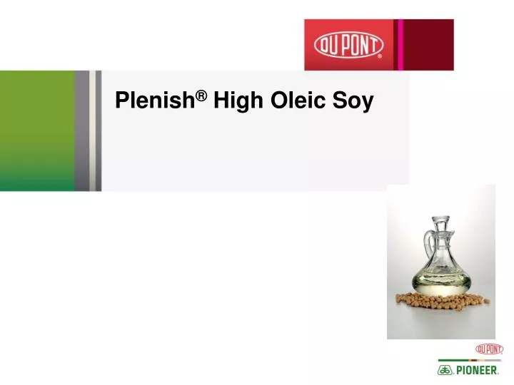plenish high oleic soy