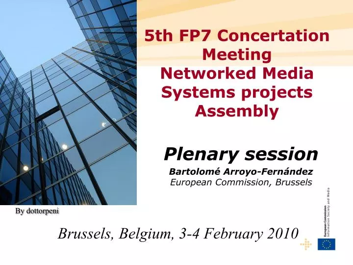 5th fp7 concertation meeting networked media systems projects assembly