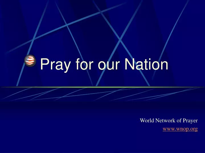 pray for our nation