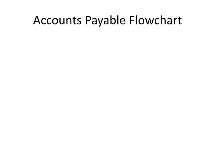 accounts payable flowchart